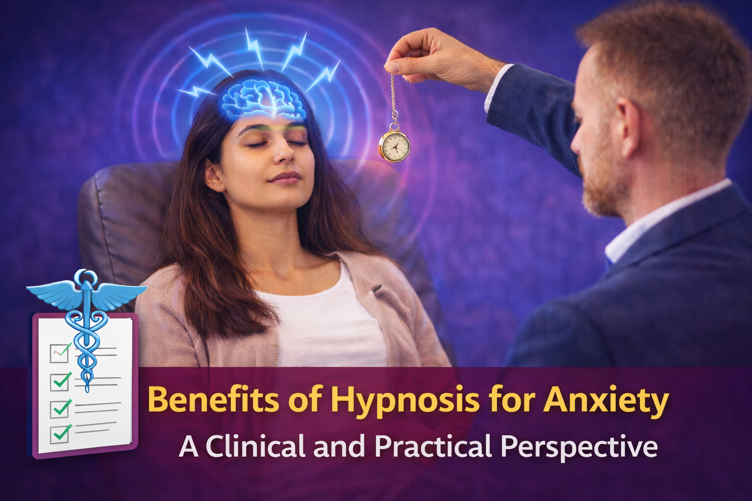 Benefits of Hypnosis for Anxiety: A Clinical and Practical Perspective